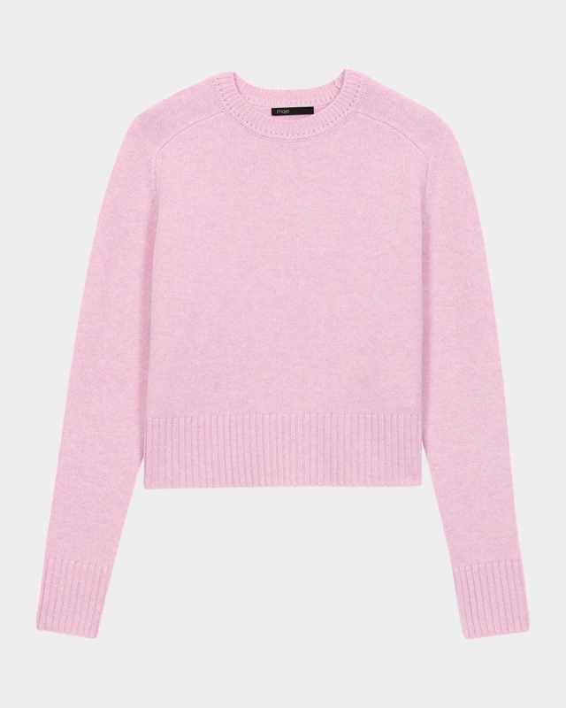 Megiva Cashmere-Blend Crewneck Sweater